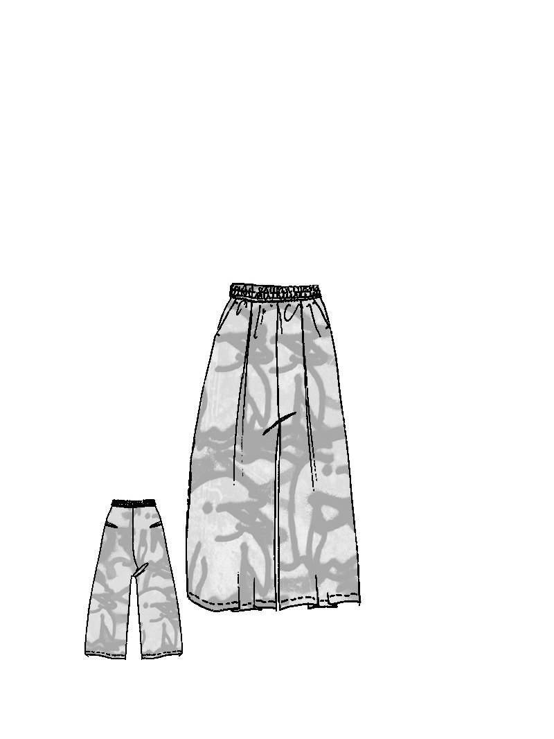 Rundholz - Weite Viskose Hose - 1261730103