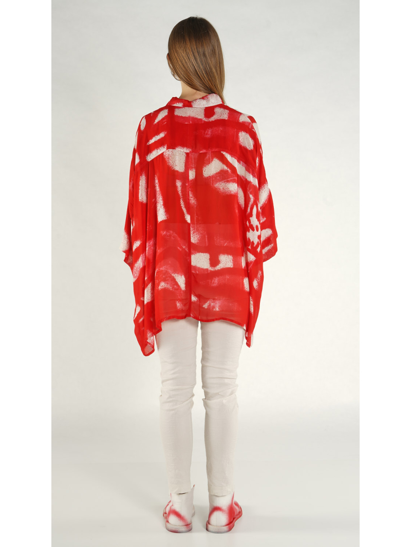 Rundholz - Oversize Viskose Bluse - 1261770407