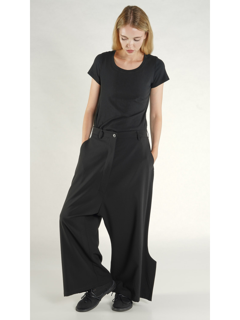 Rundholz - Weite Schurwoll Hose - 1261830104