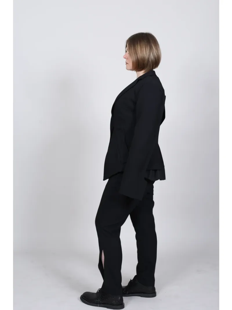 Rundholz - Pantalon droit étroit avec fentes - 1261830105