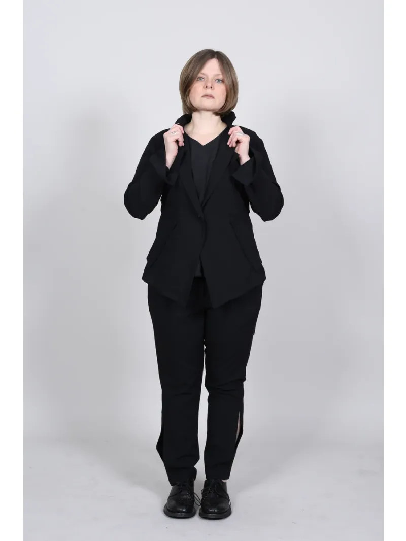 Rundholz - Cardigan droit en laine avec fentes - 1261831102