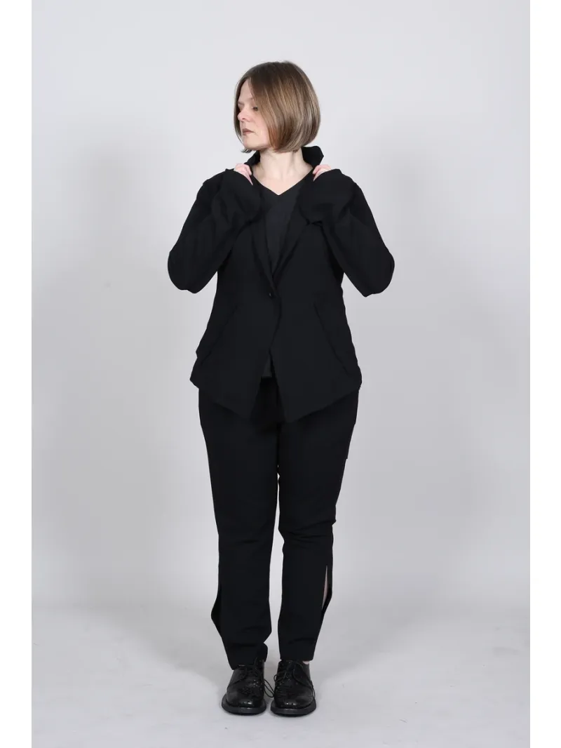 Rundholz - Cardigan droit en laine avec fentes - 1261831102