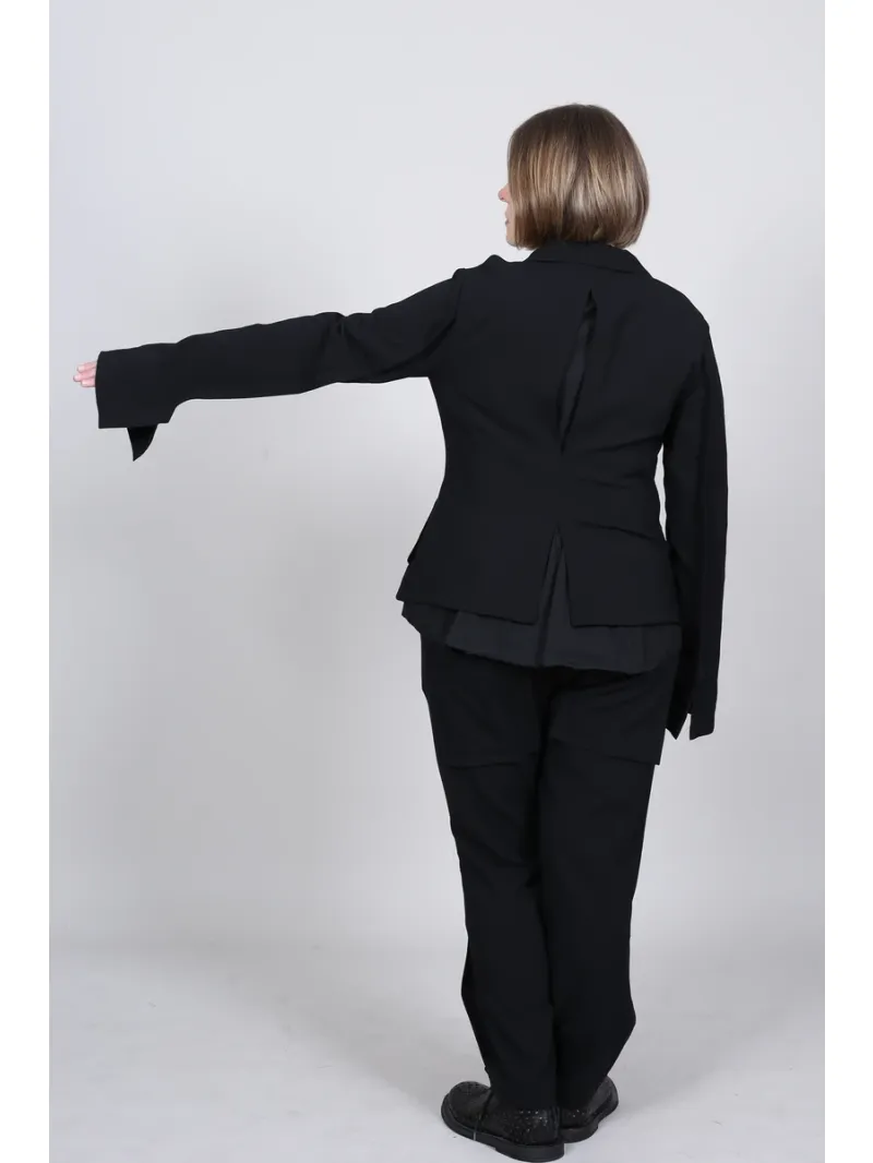 Rundholz - Cardigan droit en laine avec fentes - 1261831102