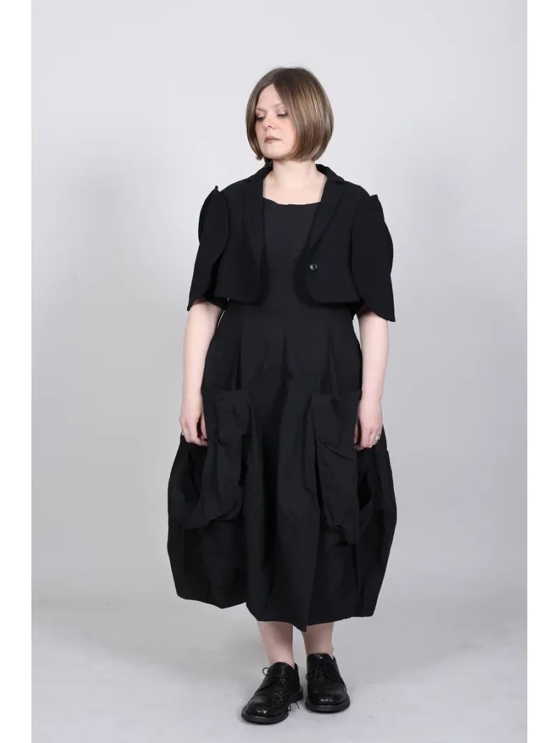 Rundholz - Cardigan en laine carré avec fentes - 1261831103