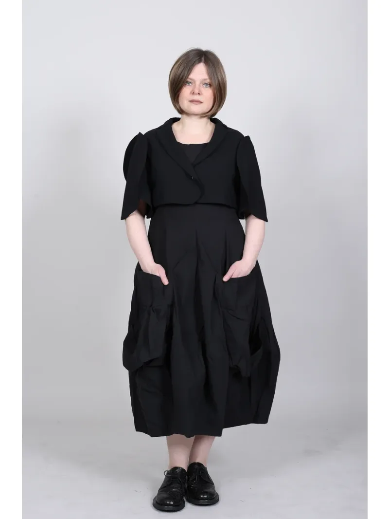 Rundholz - Cardigan en laine carré avec fentes - 1261831103