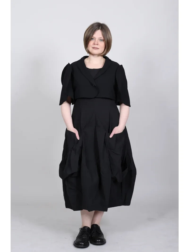 Rundholz - Cardigan en laine carré avec fentes - 1261831103