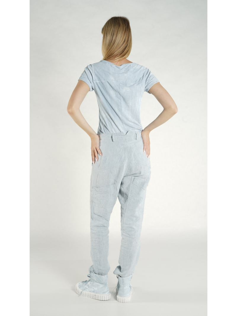 Rundholz DIP - Schmale Leinen Hose - 1262020102