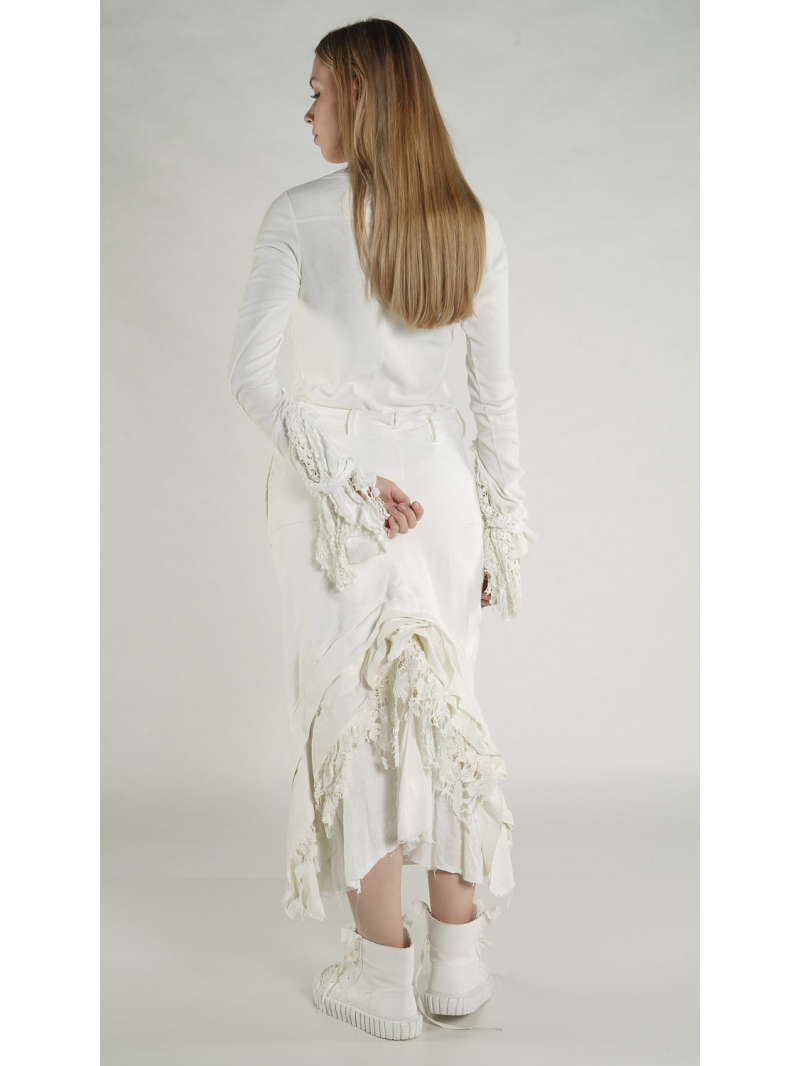 Rundholz DIP - Denim Rock mit Abknöpfbarem Volant - 1262030307