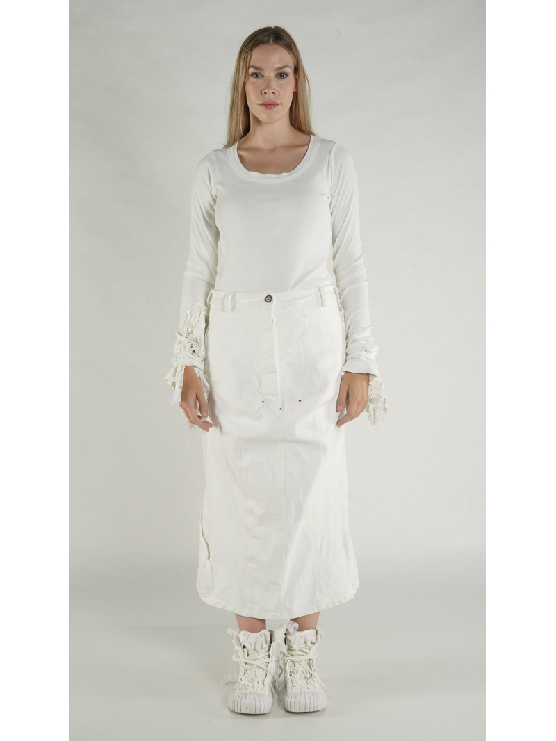 Rundholz DIP - Denim Rock mit Abknöpfbarem Volant - 1262030307