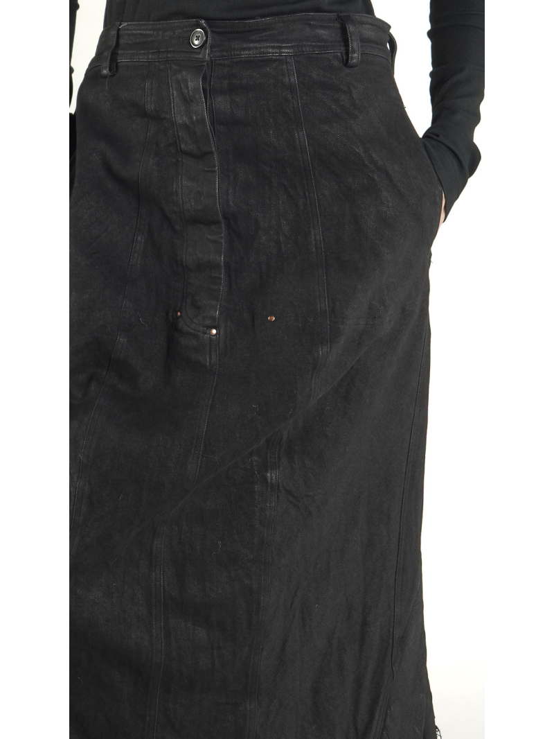 Rundholz DIP - Denim Rock mit Abknöpfbarem Volant - 1262030327