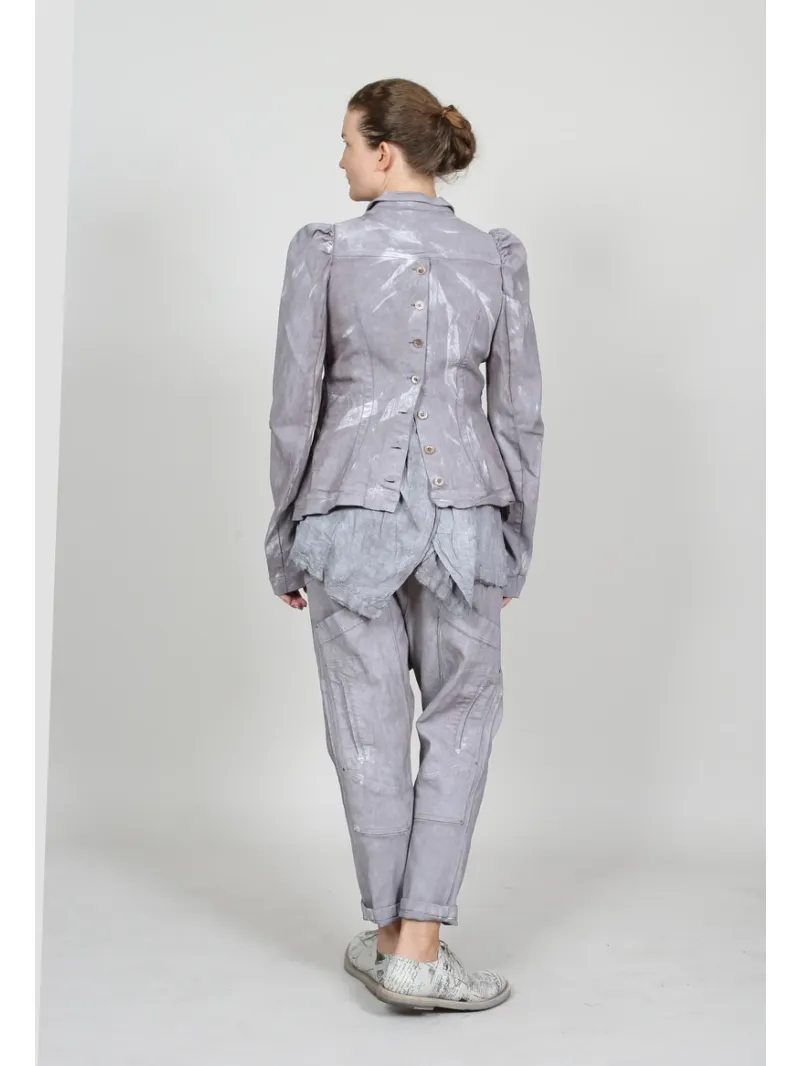 Rundholz DIP - Taillierte Baumwolljacke mit Schlitz - 1262031102