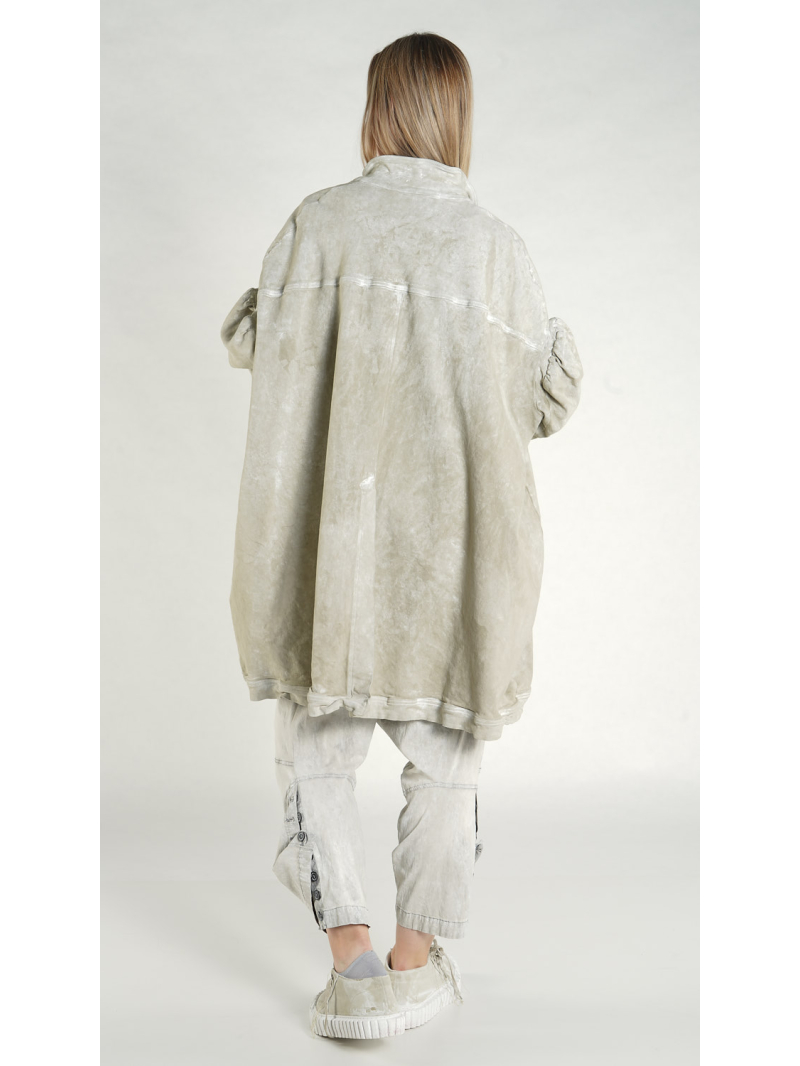 Rundholz DIP - Ballonförmiger Denim Mantel - 1262031211