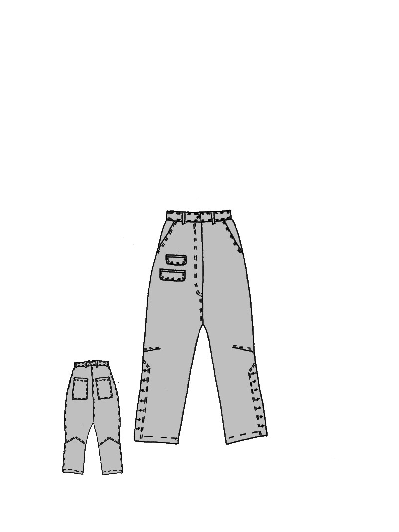 Rundholz DIP - Lockere Stretch Denim Hose - 1262070115