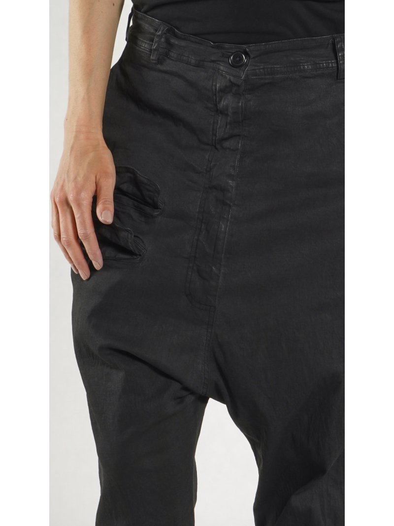 Rundholz DIP - Baggy Fit Hose mit Knopfleiste - 1262070117