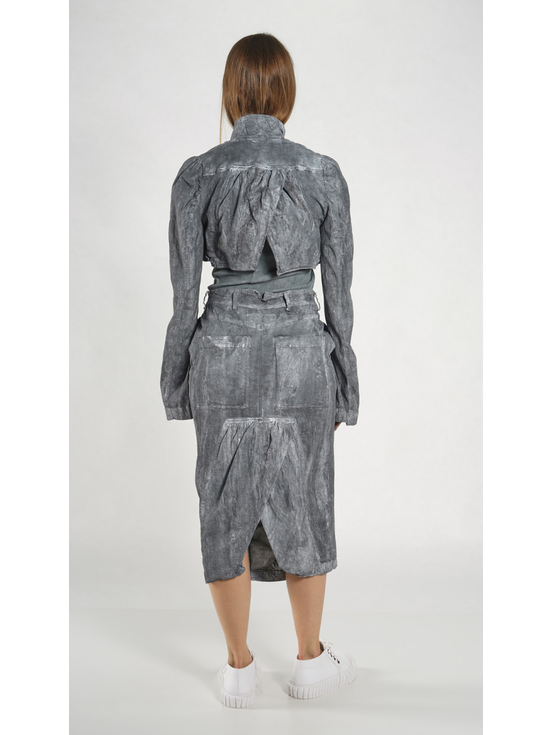 Rundholz DIP - Kurze Stretch Denim Jacke - 1262071101