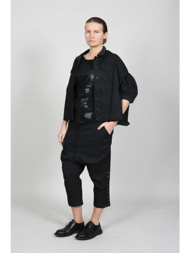 Rundholz DIP - Ausgestellte Baumwolljacke mit Nähten - 1262071116