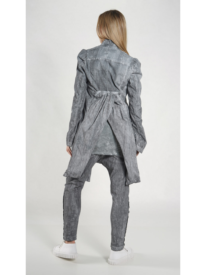 Rundholz DIP - Taillierter Stretch Denim Mantel - 1262071202