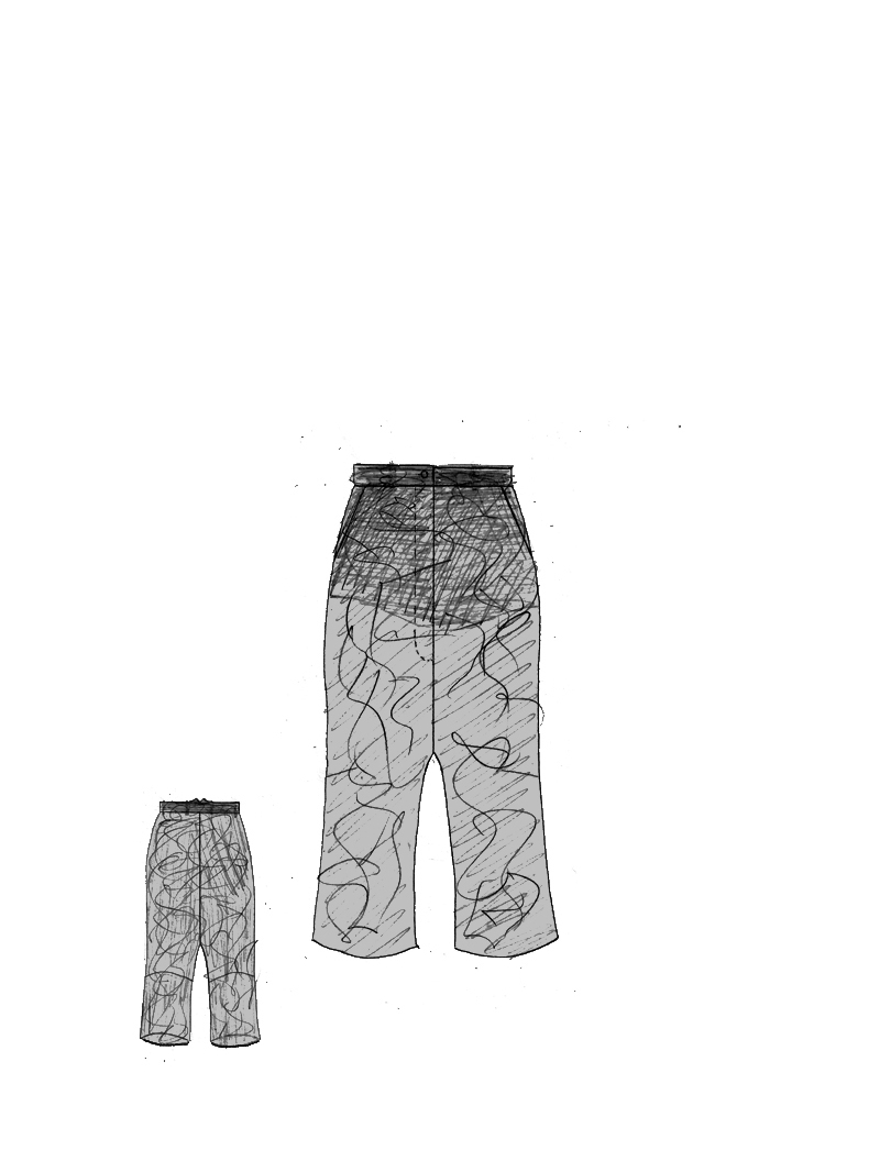 Rundholz DIP - Lockere Baumwollspitze Hose - 1262090124