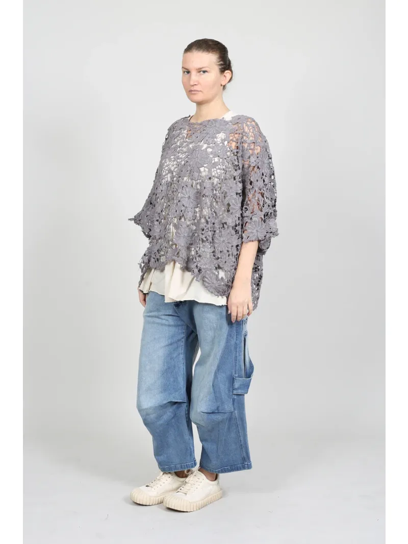 Rundholz DIP - T-shirt oversize avec découpes - 1262090607