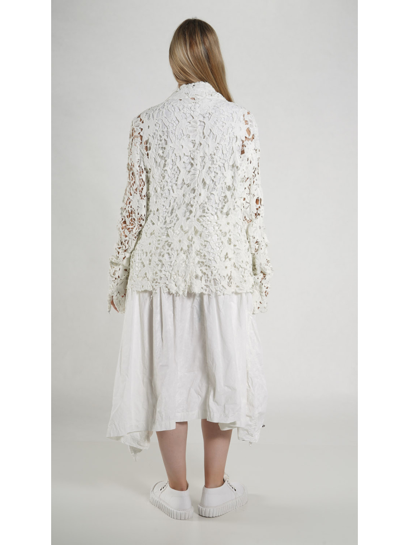 Rundholz DIP - Taillierte Baumwollspitze Jacke - 1262091102