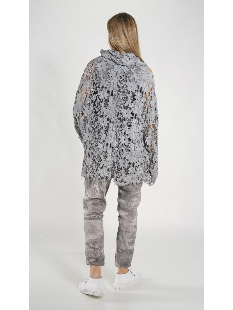 Rundholz DIP - Weite Baumwollspitze Jacke - 1262091108