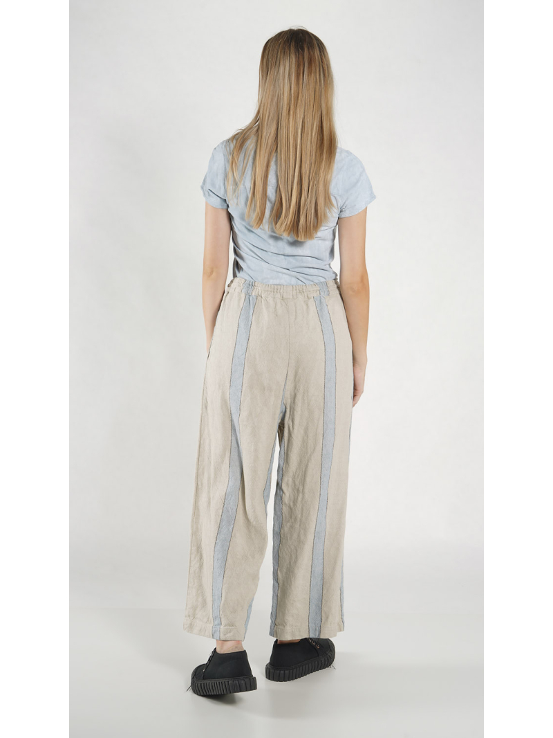 Rundholz DIP - Gerade weite Leinen Hose - 1262100102