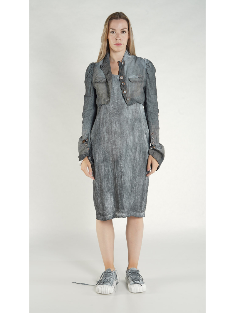 Rundholz DIP - Kurze Viskose Leinen Jacke - 1262111102