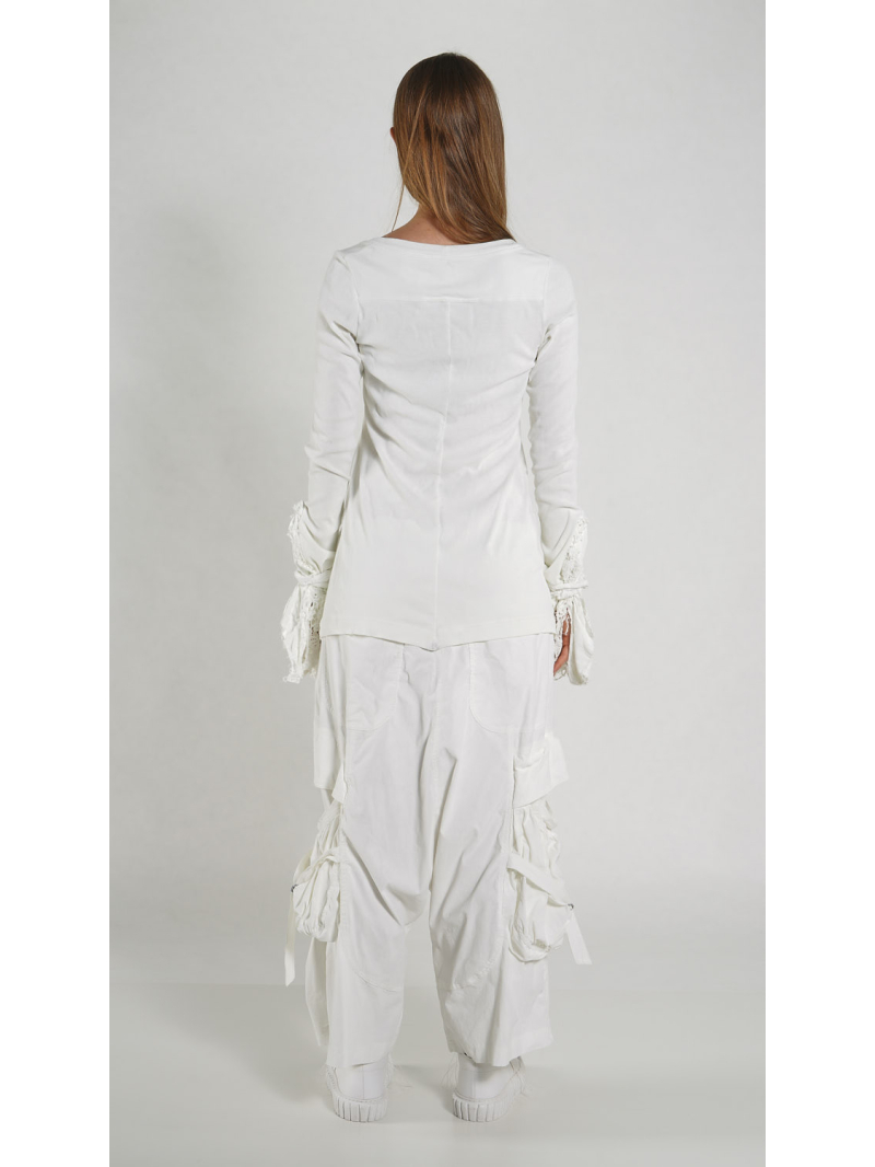 Rundholz DIP - Schmales Rippen Jersey Shirt - 1262180502