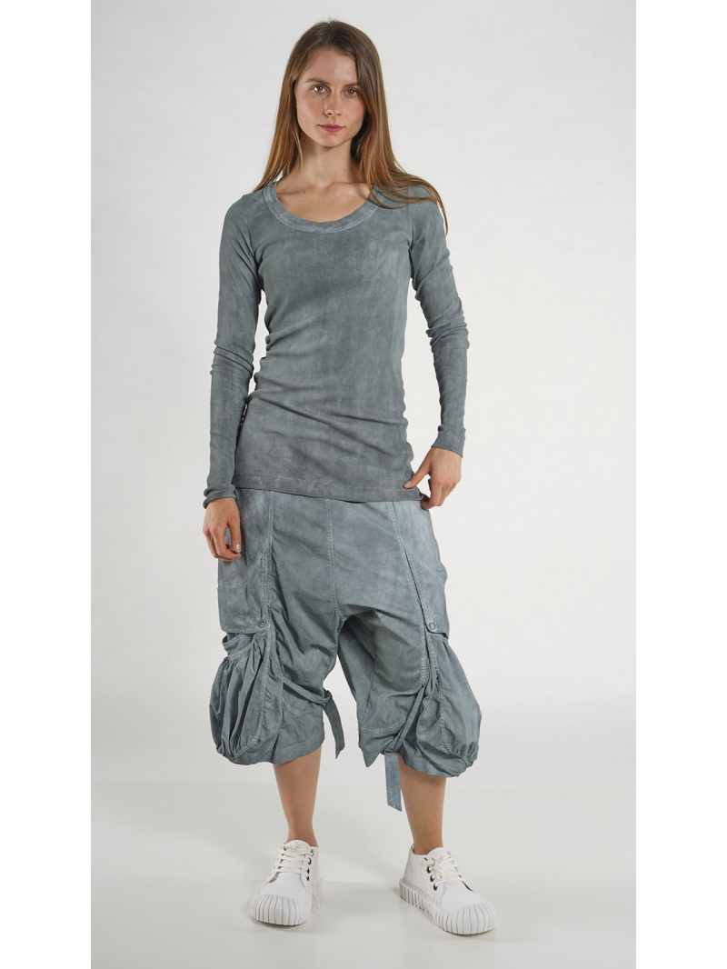 Rundholz DIP - Langärmeliges Rippen Jersey Shirt - 1262180506