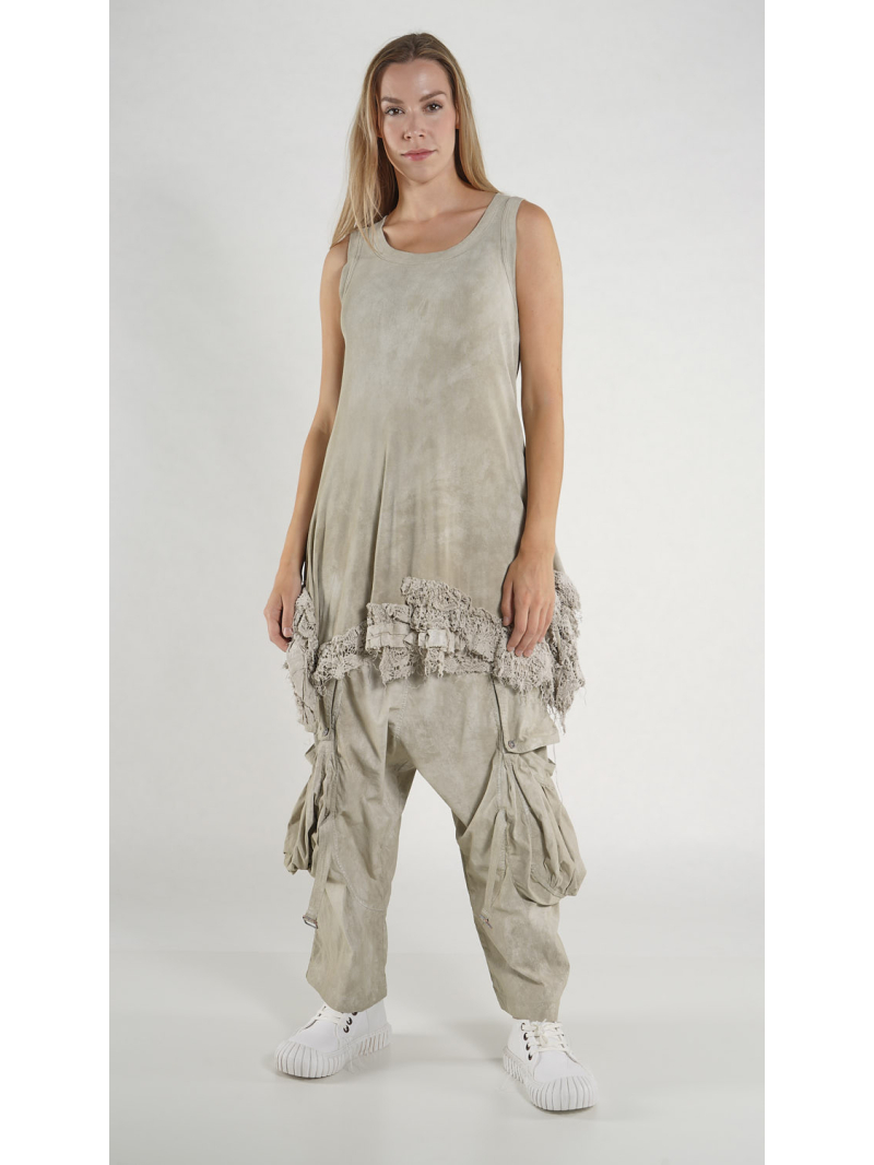 Rundholz DIP - Hüftlanges Rippen Jersey Top - 1262180803