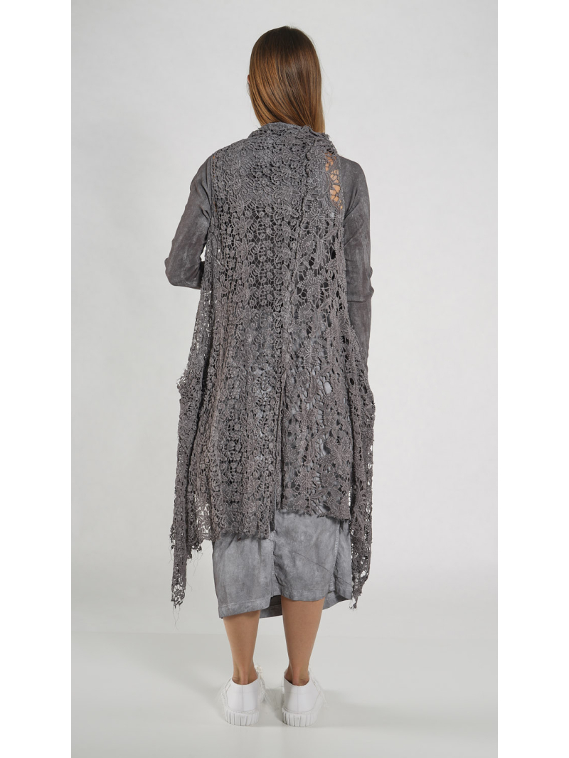 Rundholz DIP - Ausgestellte Rippen Jersey Jacke - 1262181104