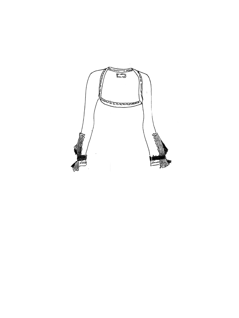 Rundholz DIP - Rippen Jersey Bolero - 1262181608