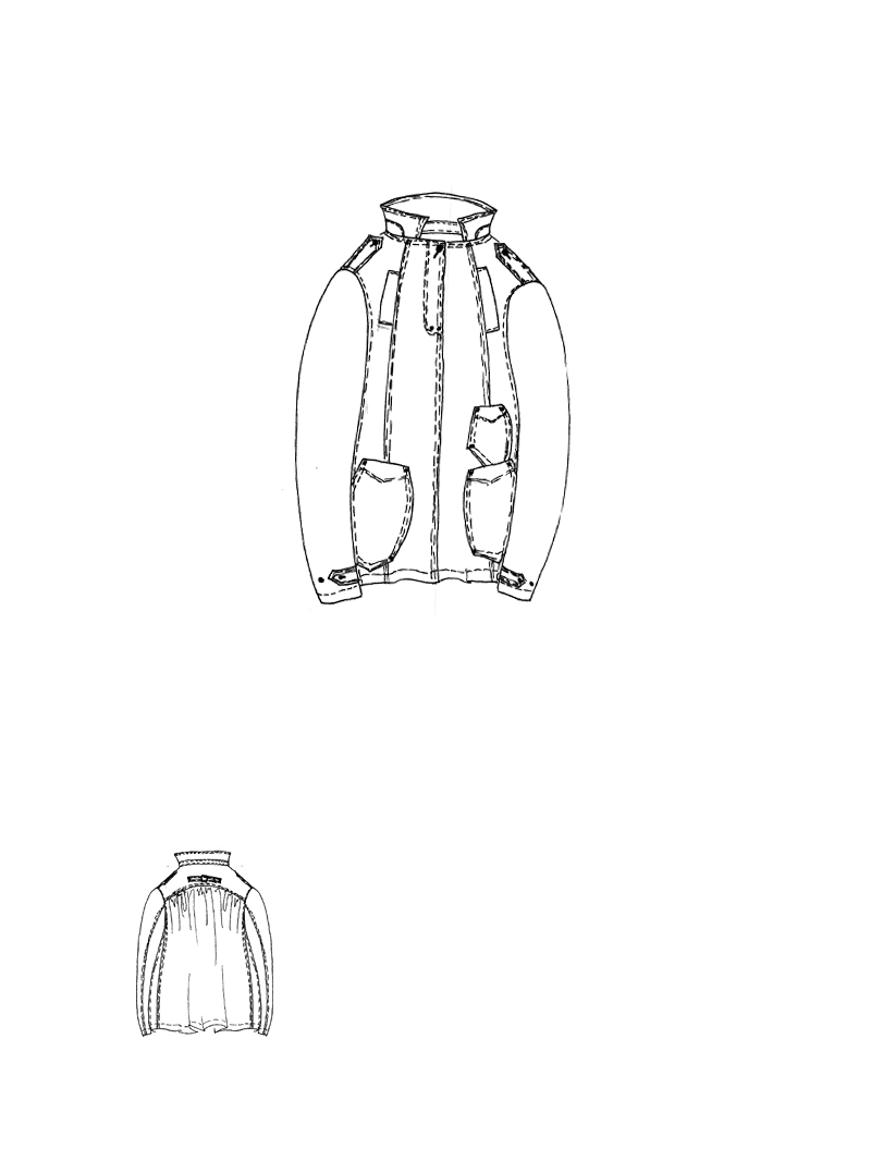 Rundholz DIP - Ausgestellter Rock mit Metallnieten - 1262200306