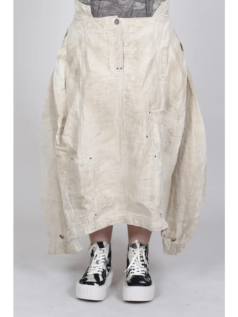 Rundholz DIP - Jupe évasée avec rivets métalliques - 1262200306