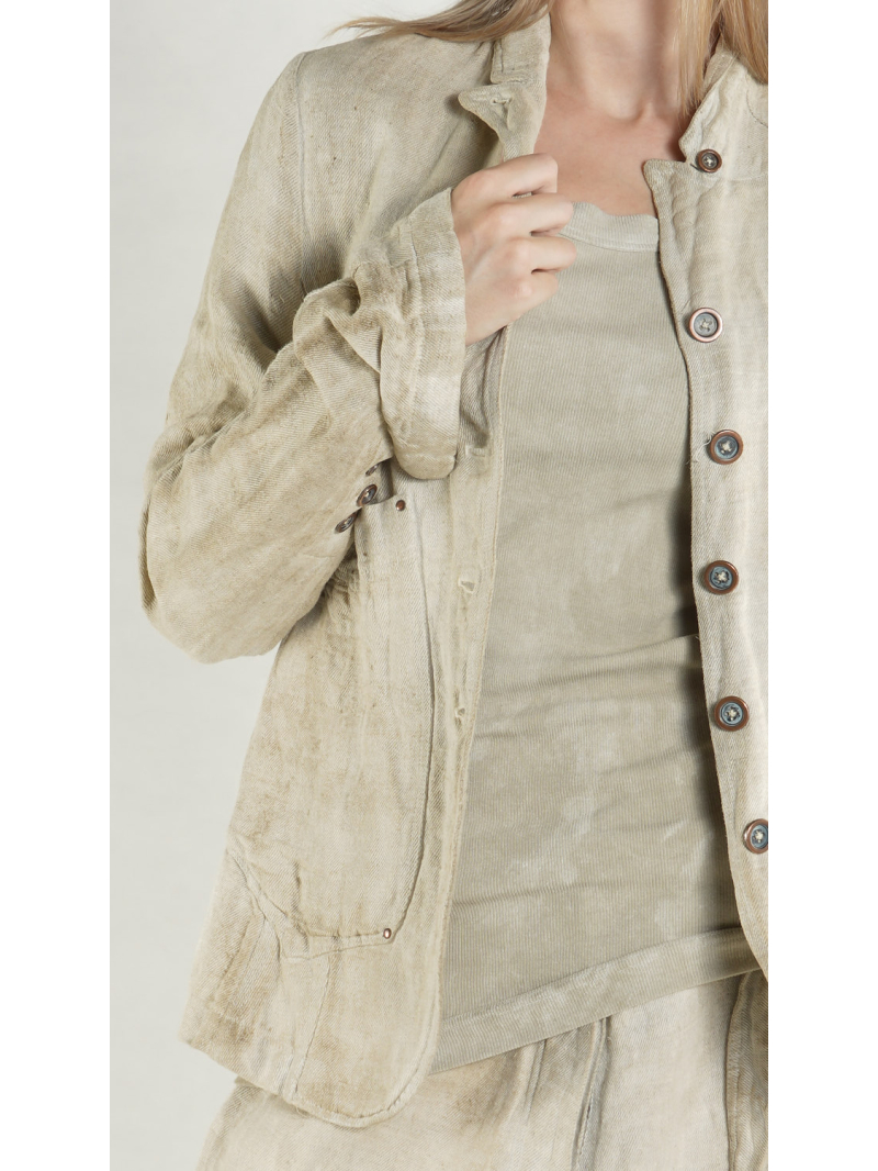 Rundholz DIP - Taillierte Jacke mit Nieten und Knöpfen - 1262201103