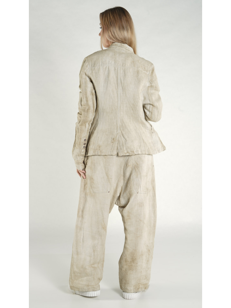 Rundholz DIP - Taillierte Jacke mit Nieten und Knöpfen - 1262201103