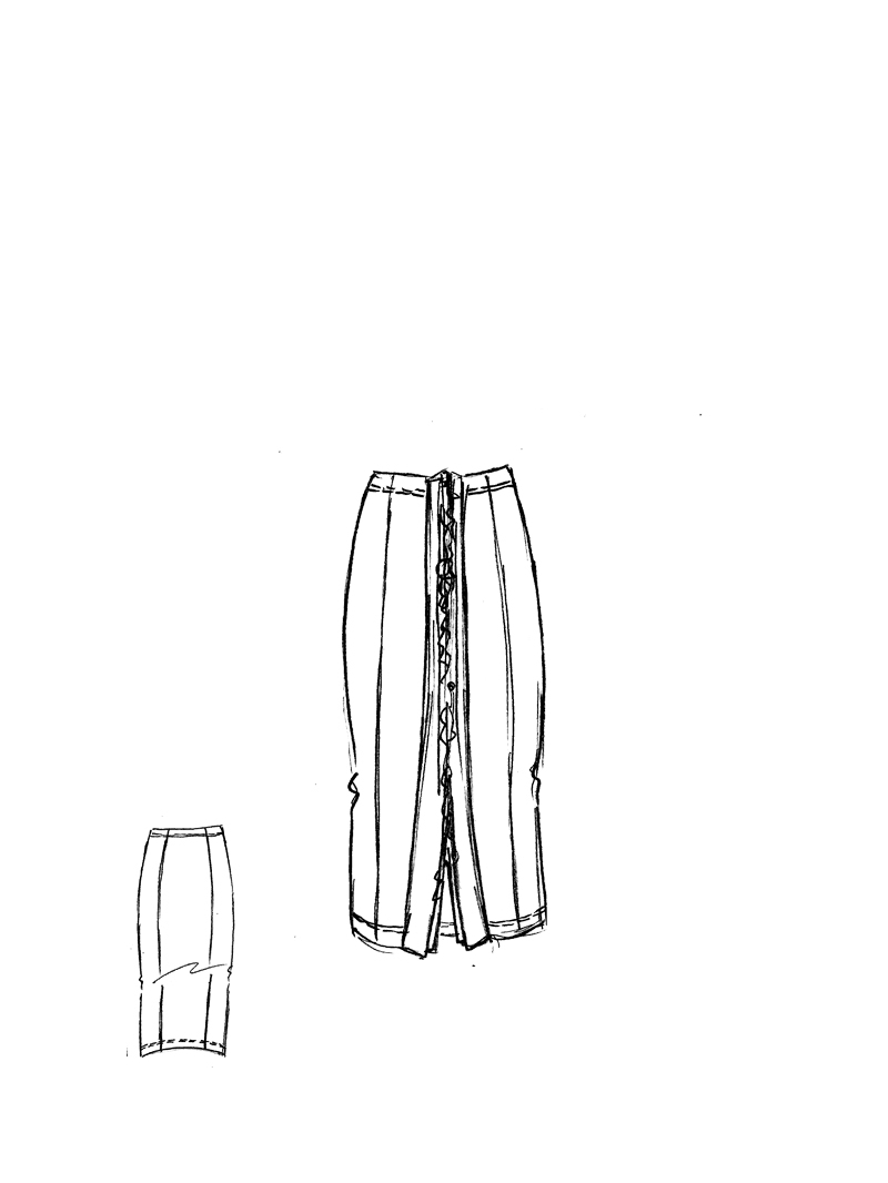 Rundholz DIP - Wadenlanger Viskose Stretch Rock - 1262240307