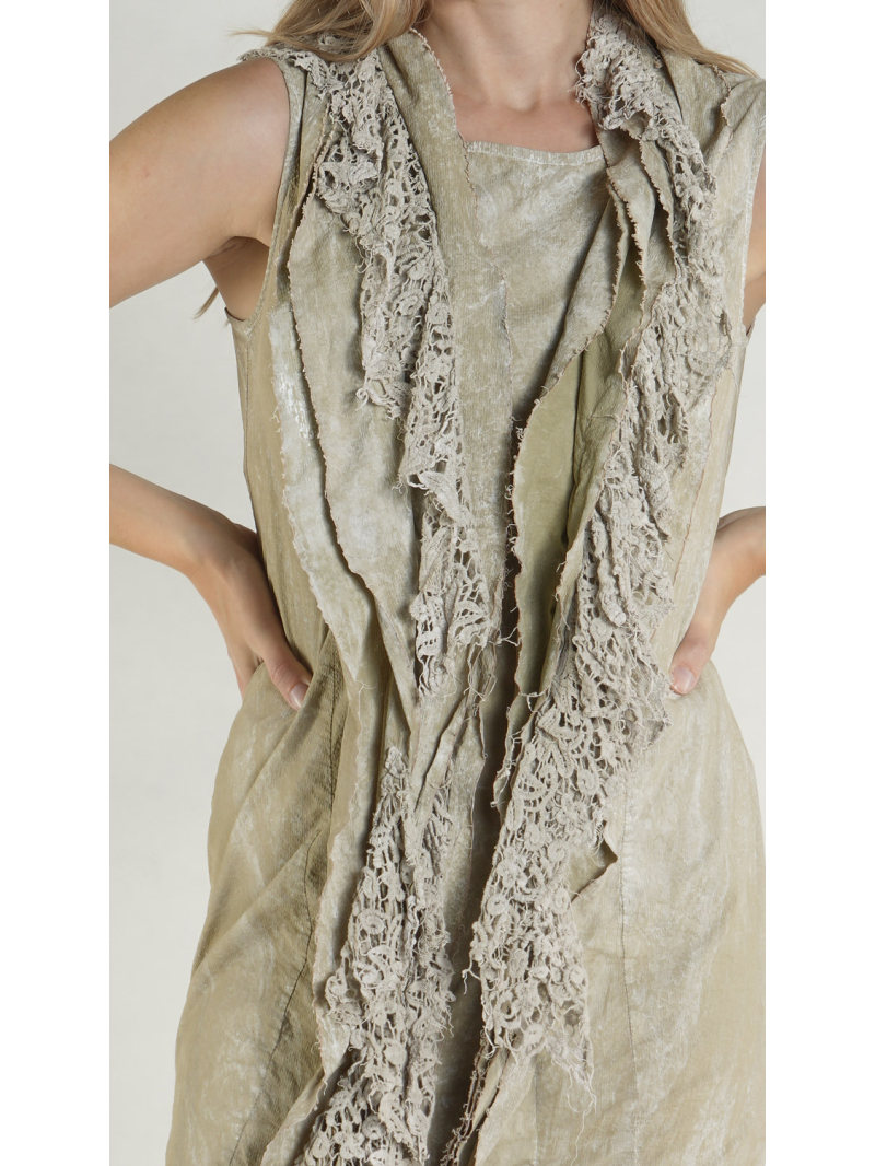 Rundholz DIP - Bananenförmiges Viskose Stretch Kleid - 1262240906