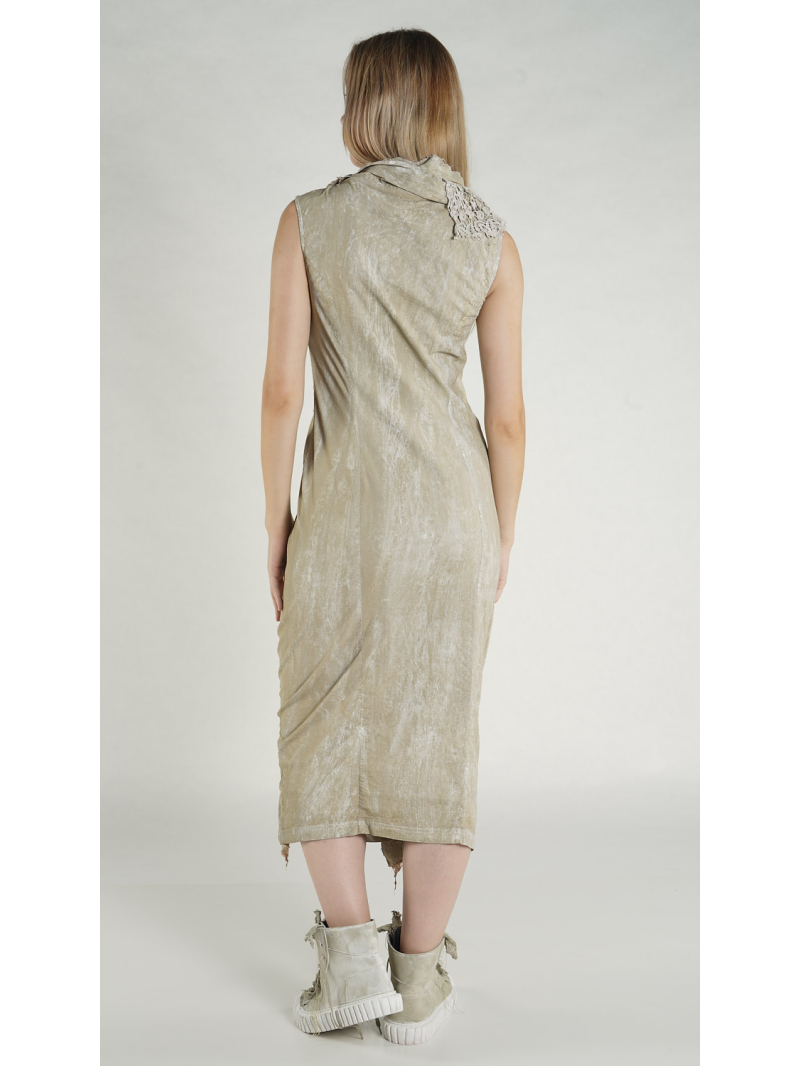 Rundholz DIP - Bananenförmiges Viskose Stretch Kleid - 1262240906