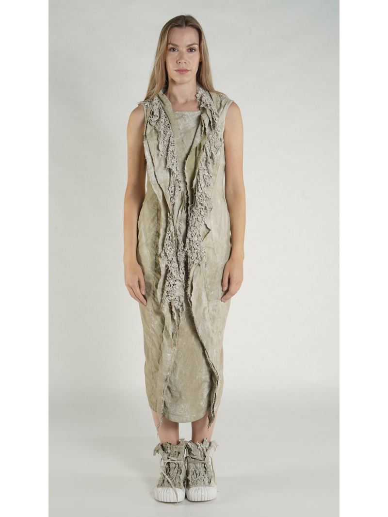 Rundholz DIP - Bananenförmiges Viskose Stretch Kleid - 1262240906