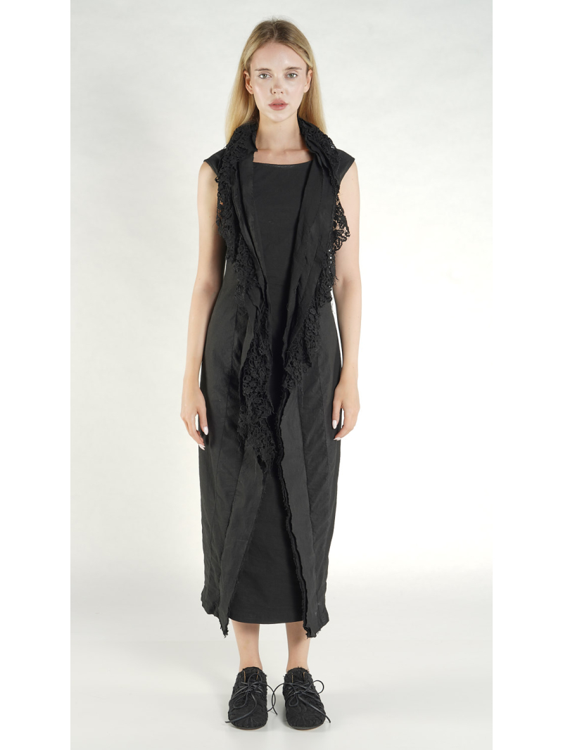 Rundholz DIP - Bananenförmiges Kleid mit Volant - 1262240926