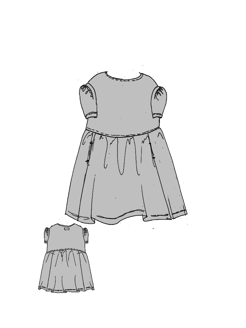 Rundholz DIP - Oversize Viskose Stretch Kleid - 1262240930