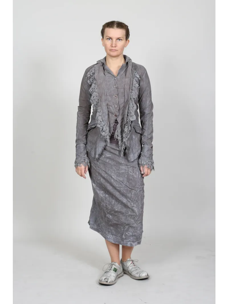 Rundholz DIP — приталенный пиджак с кружевным воланом — 1262241104