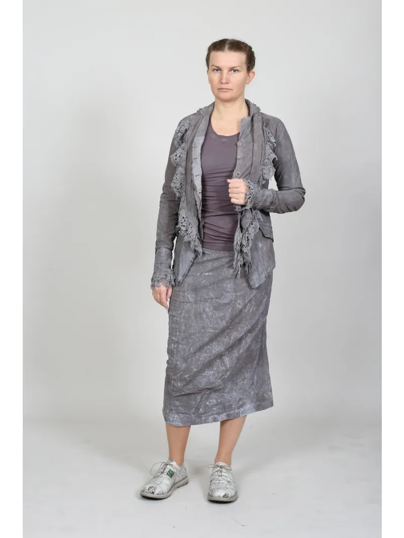 Rundholz DIP — приталенный пиджак с кружевным воланом — 1262241104