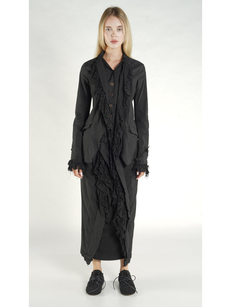 Rundholz DIP - Taillierte Jacke mit Spitzenvolant - 1262241124