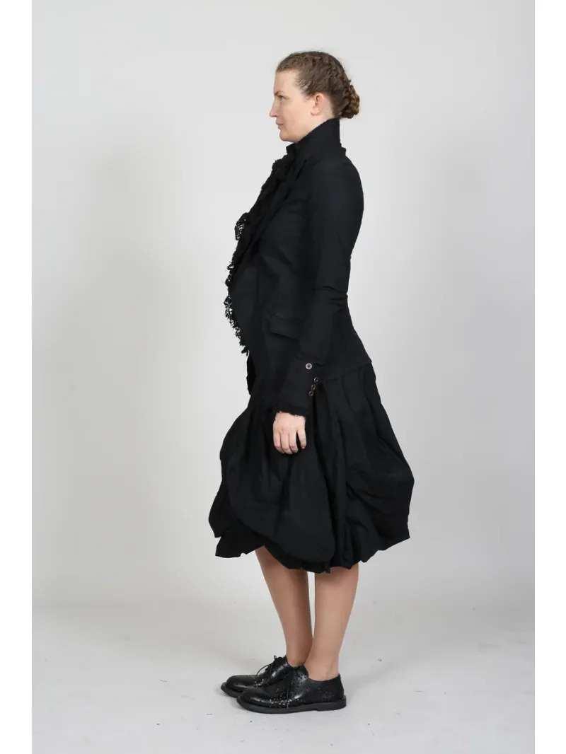 Rundholz DIP — приталенный пиджак с кружевным воланом — 1262241124