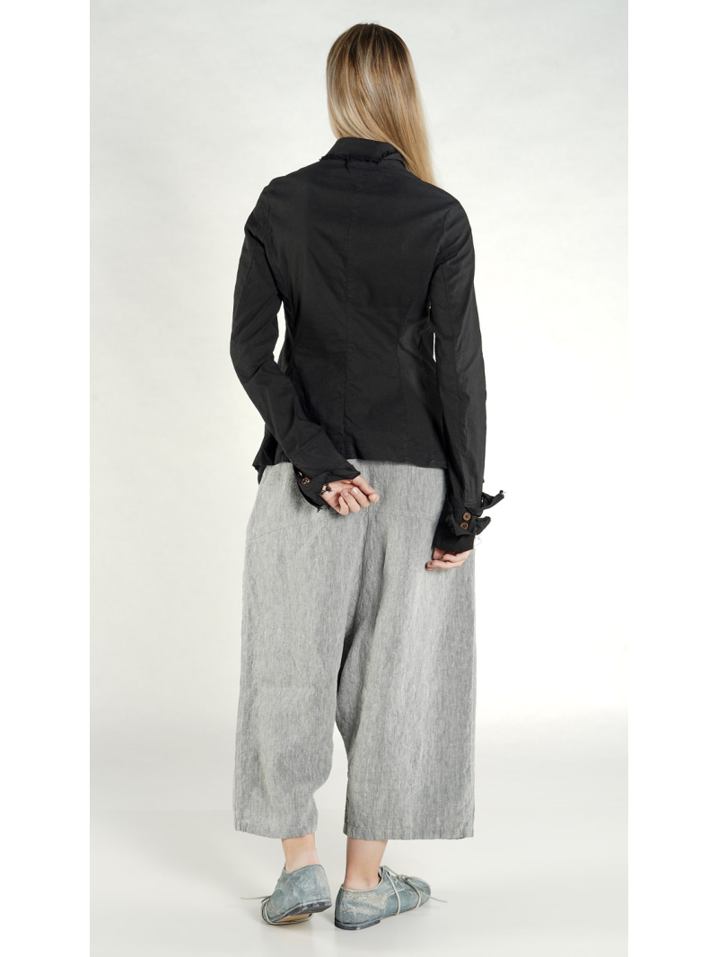 Rundholz DIP - Asymmetrische Viskose Stretch Jacke - 1262241135