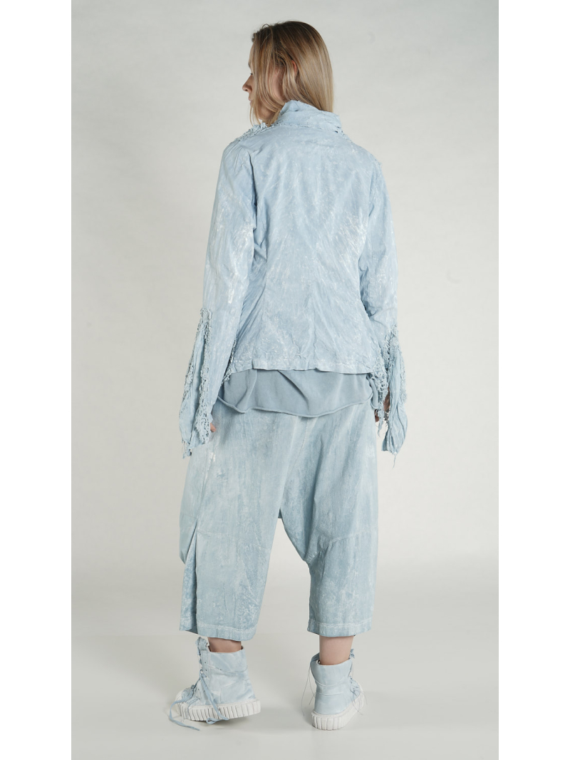 Rundholz DIP - Popeline Jacke mit Spitzenvolant - 1262261104