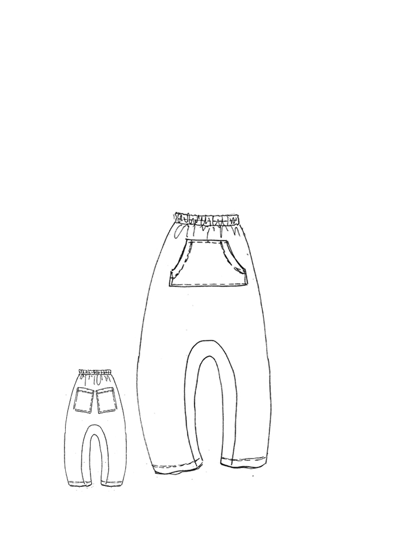 Rundholz DIP - French Terry Jogging Hose - 1262280104