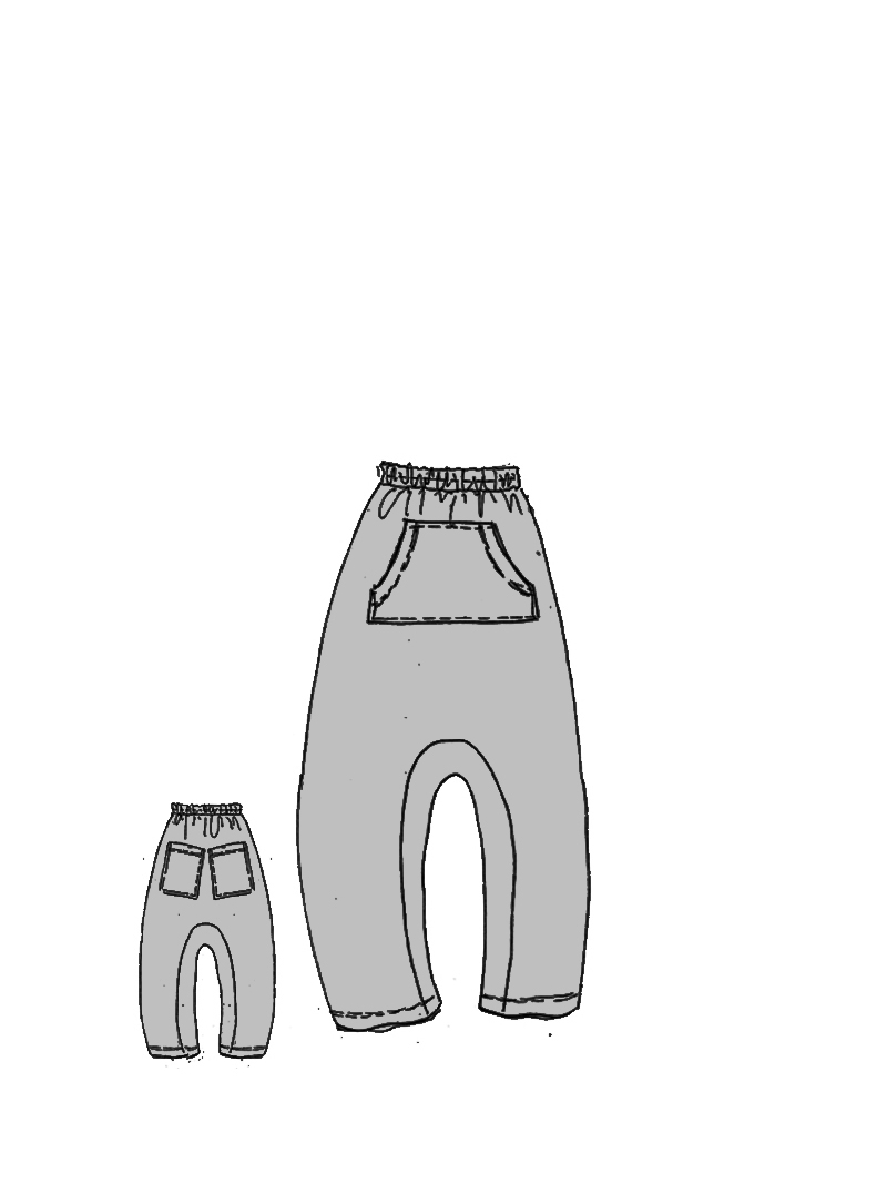 Rundholz DIP - French Terry Jogging Hose - 1262280114